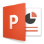 Ikona programu Microsoft PowerPoint for Mac