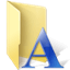 Icône du logiciel Microsoft Windows Font Viewer