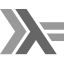 The Haskell Platform icono de software