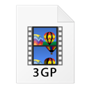 Icône de fichier 3GP