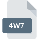 4W7 icono de archivo