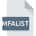 MFALIST Dateisymbol