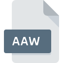AAW icono de archivo