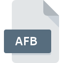 AFB icono de archivo