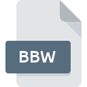 BBW icono de archivo