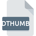 DTHUMB icono de archivo