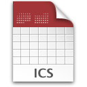 Icône de fichier ICS