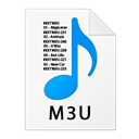 Icône de fichier M3U