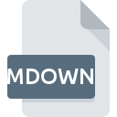 Icône de fichier MDOWN