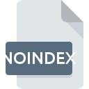 Icône de fichier NOINDEX