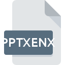 PPTXENXファイルアイコン