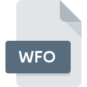 Icône de fichier WFO
