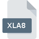 XLA8 bestandspictogram