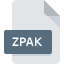 Icône de fichier ZPAK