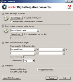 Adobe DNG Converter miniatyrbild
