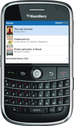 Amazon Kindle for BlackBerry miniatyrbilde
