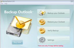 Backup Outlook miniatyrbilde