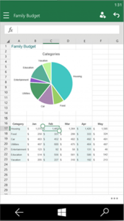 Excel Mobile miniatyrbilde