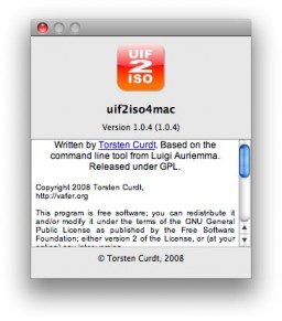 UIF2ISO for Mac miniatyrbild