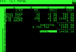 VisiCalc miniaturka
