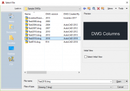 Sample DWG files