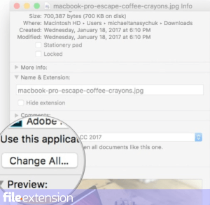 Associate software with PF0 file on Mac