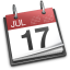 Apple Calendar (iCal) ソフトウェアアイコン