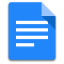 Google Docs softwareikon