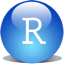 RStudio ソフトウェアアイコン