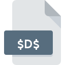 $D$ file icon