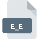 Icône de fichier E_E