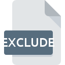EXCLUDE file icon