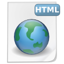 HTML file icon