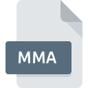 MMA icono de archivo