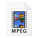 MPEG ícone do arquivo