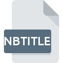 Icône de fichier NBTITLE