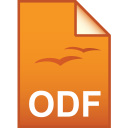 Icône de fichier ODF