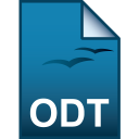 Icône de fichier ODT