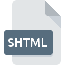 Icône de fichier SHTML