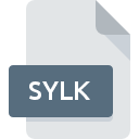 SYLK icono de archivo