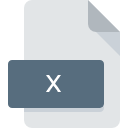 X icono de archivo