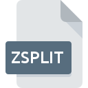 ZSPLIT bestandspictogram