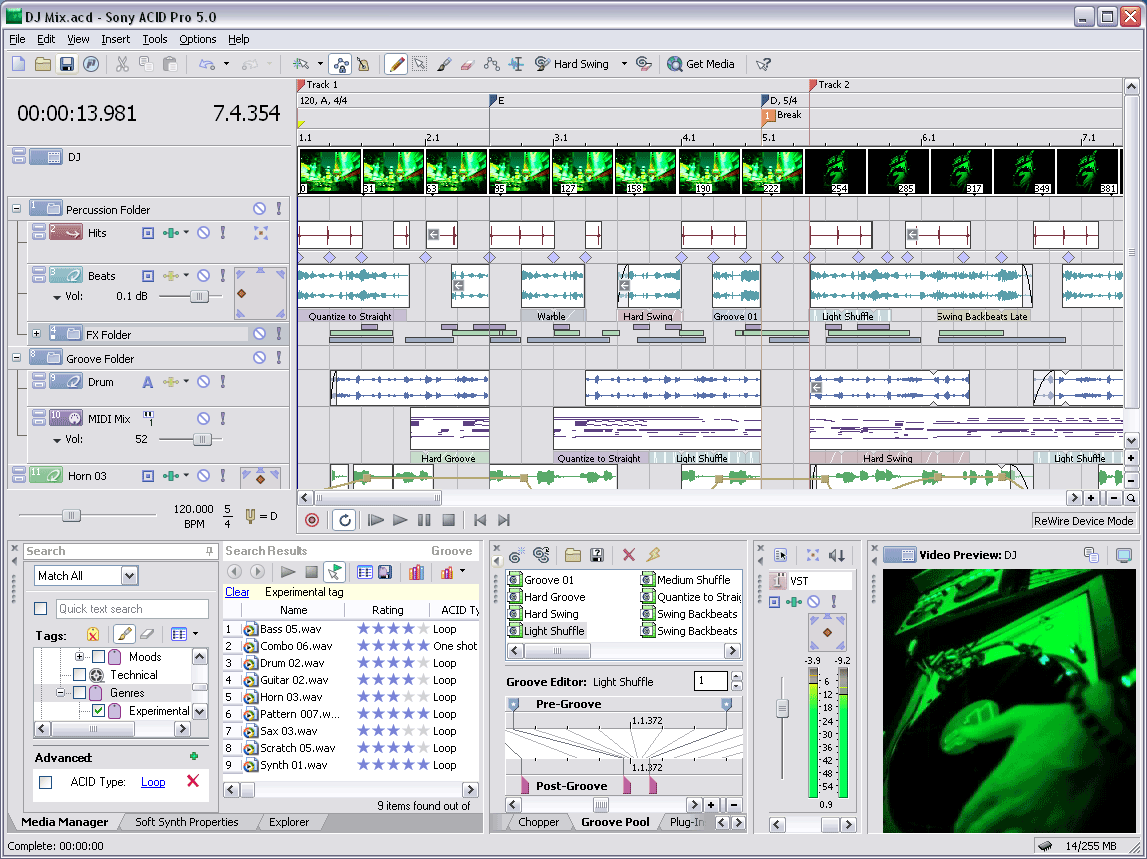 ACID Pro información básica y extensiones de archivo asociadas File