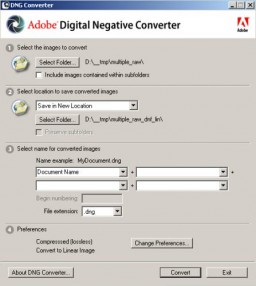 Adobe DNG Converter miniatyrbilde