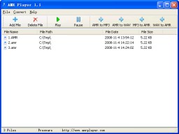 AMR Player miniaturka