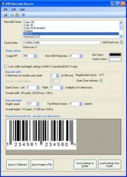 AVS Barcode Source miniatyrbild