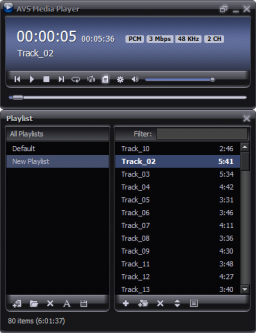 AVS Media Player miniaturka