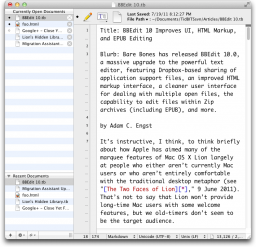 BBEdit miniatyrbilde