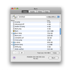 Burn for Mac OS X miniatyrbilde