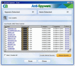 CA Anti-Spyware miniaturka